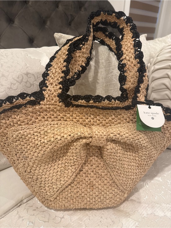 kate spade Handbags - Kate Spade New York x Target Raffia Bow Tote Bag